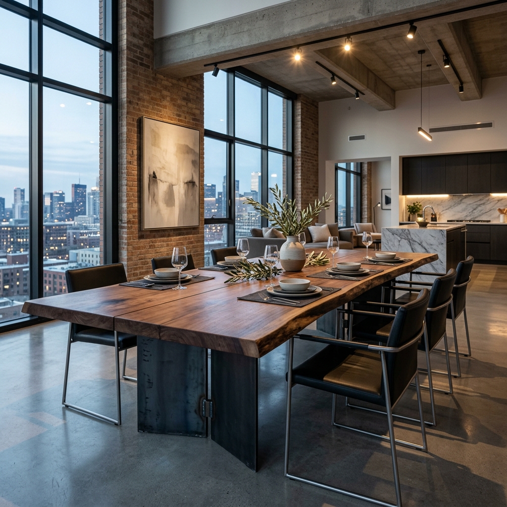 Black Walnut Luxury Dining Table